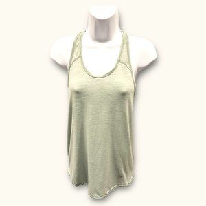 Lululemon Essential Tank Heathered Opal Green Sz S